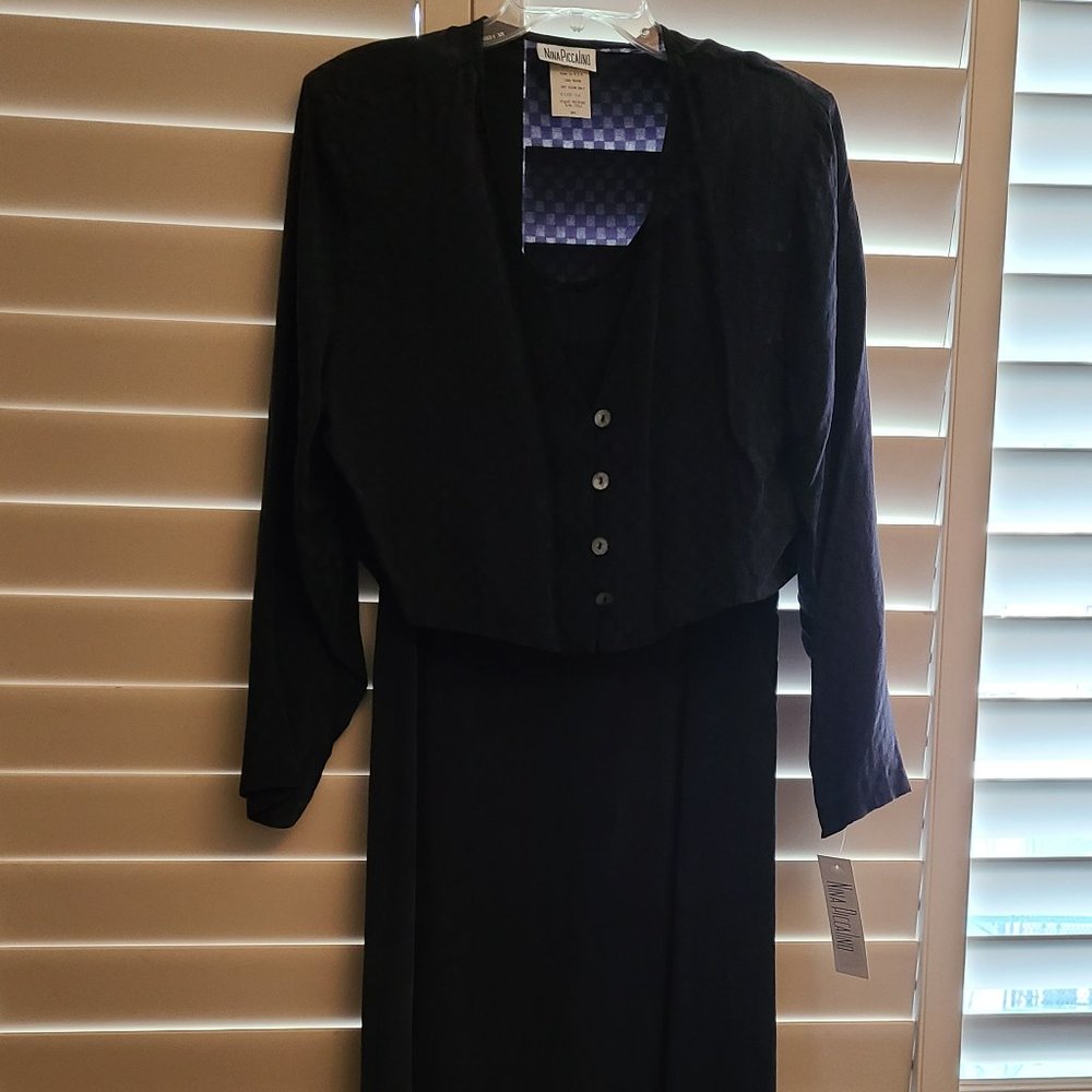 Nina Piccalino Women's 2-Piece Long Dress & Jacket Set NEW